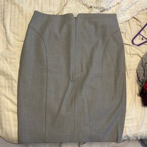 Grey pencil skirt